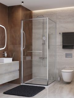 Душевой уголок CEZARES LUX-AH-FS-1-90/100-C-CR хром